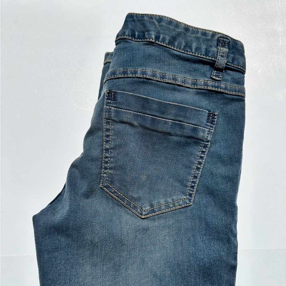 NWOT Free People Skinny Straight Leg Blue Denim Jeans - Picture 6 of 12